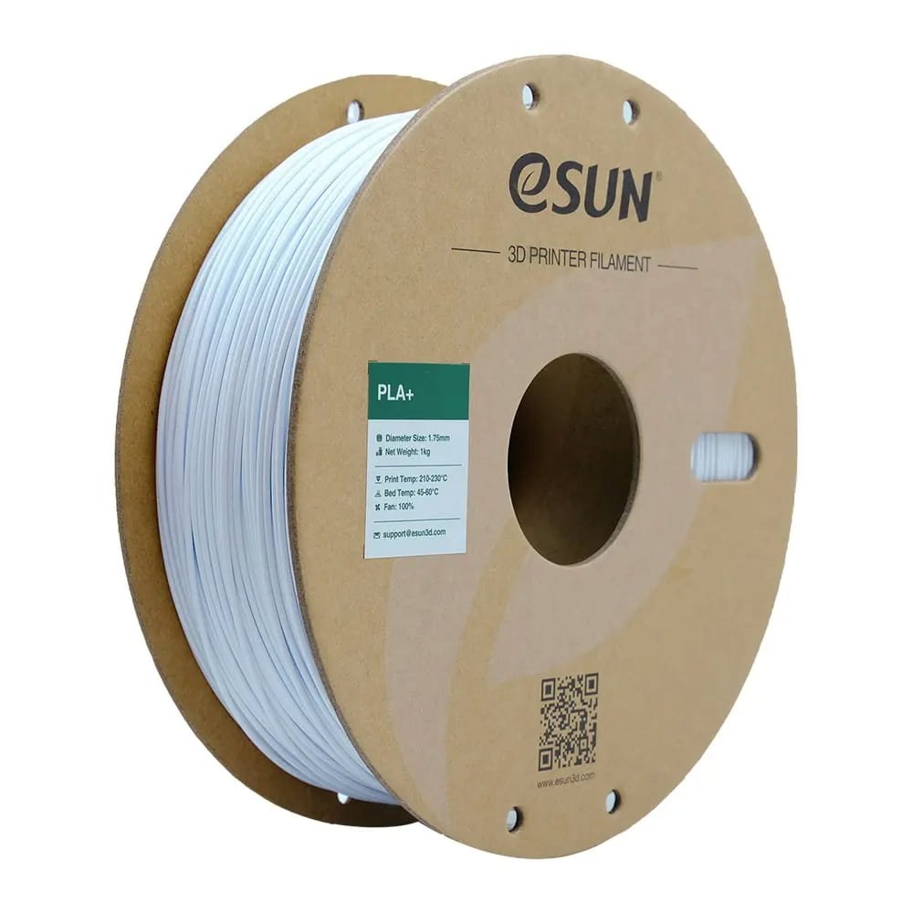 ESUN 63.7KB Esun PLA+ Blanco Frio 1Kg - Imagen 1