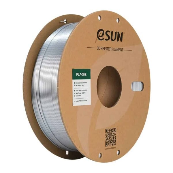 Esun PLA Sedoso Metalico Plata 1Kg
