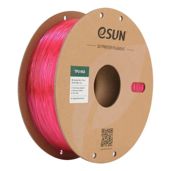 Esun TPU 95A Translucido Rosado 1Kg