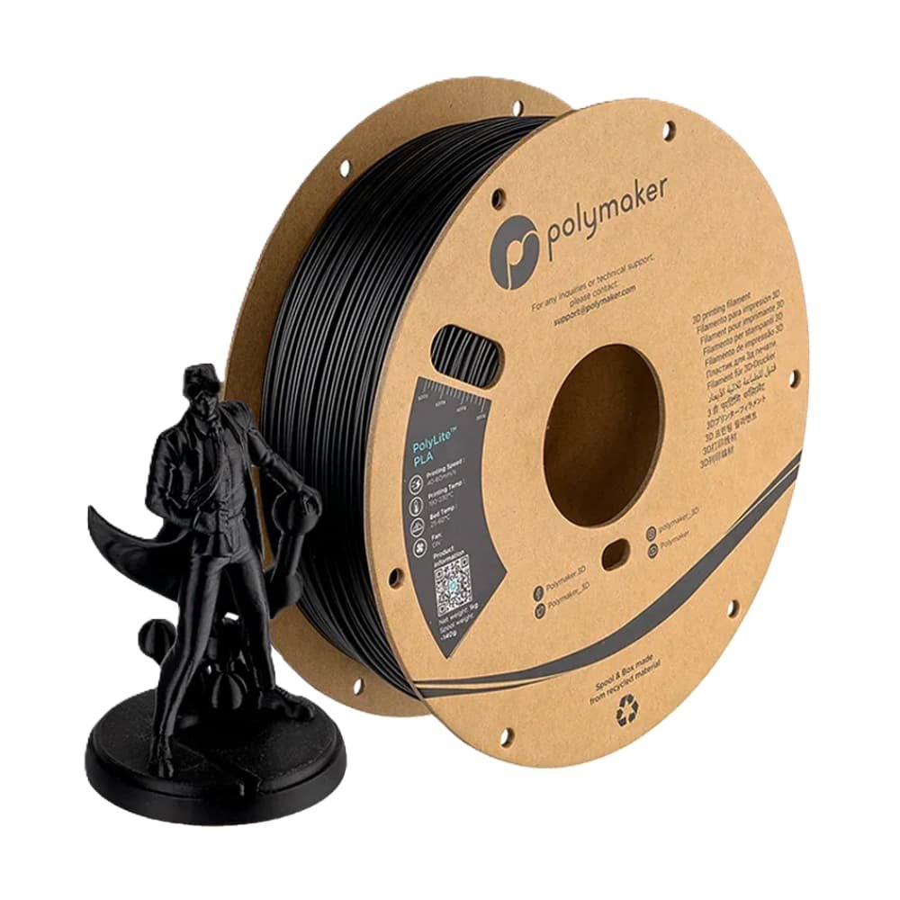 Sin título (79) Polylite PLA Negro 1Kg - Imagen 1