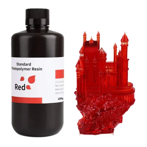 Resina Rojo Traslúcida 1kg